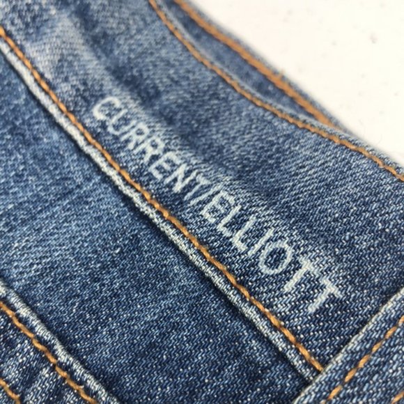 DESIGNER CURRENT/ELLIOT DISTRESS SKINNY 26x27 JEANS 🦋 - Picture 2 of 10